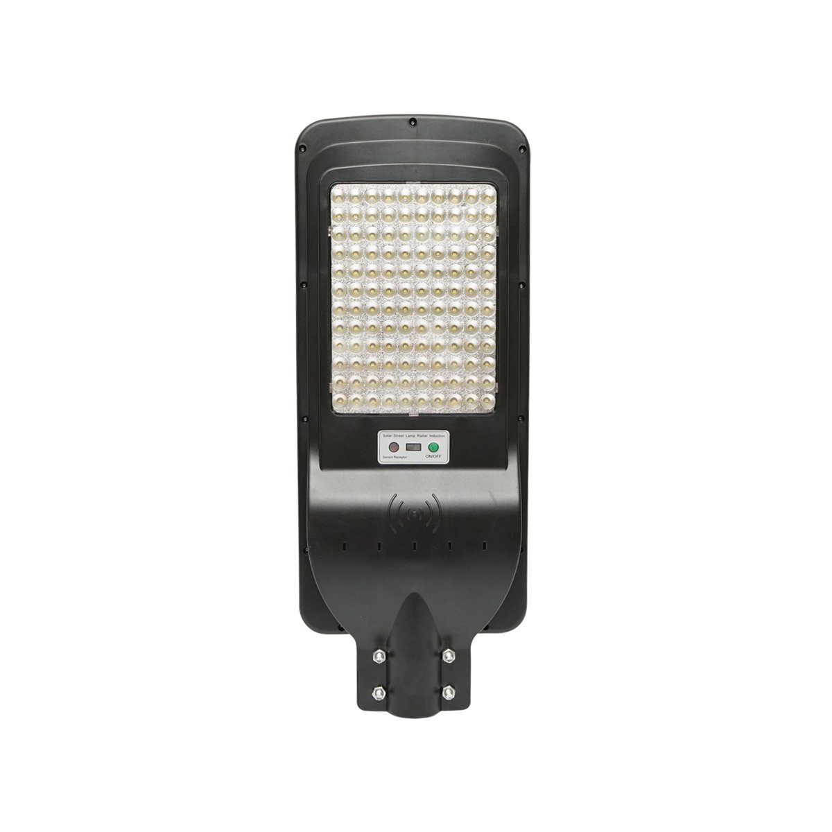 Lampa solara LED iluminat stradal 150W, IP65, 6500K cu panou solar, senzor de miscare, telecomanda, prindere pe stalp Breckner Germany